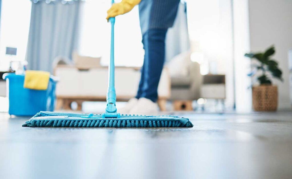 Cleaning photo from Adobe Stock
